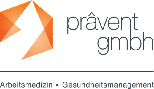Logo prâvent GmbH für Arbeitsmedizin und Gesundheitsmanagement 