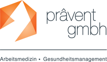 Logo prâvent GmbH für Arbeitsmedizin und Gesundheitsmanagement 